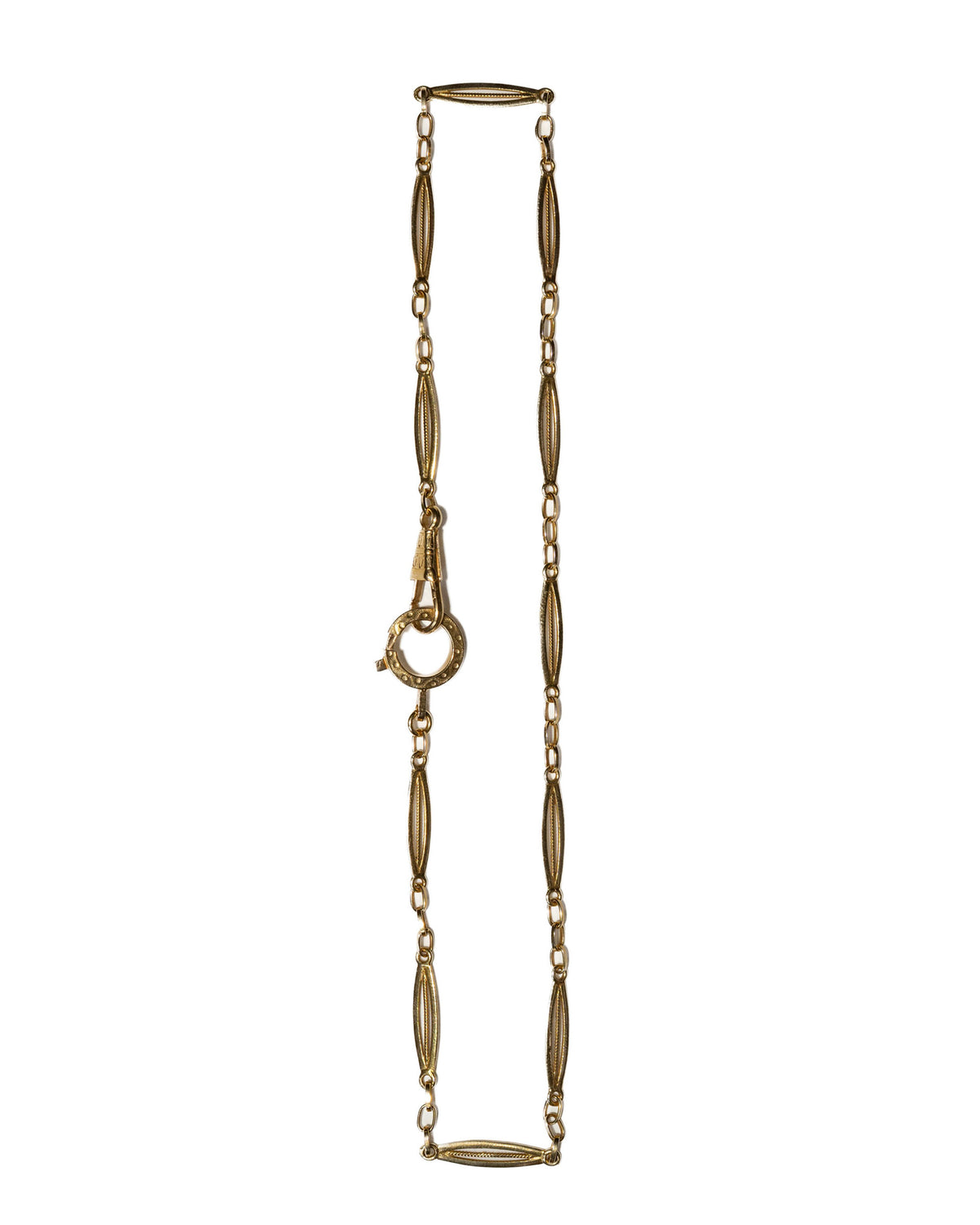 Italian Gold Filigree Bar Chain