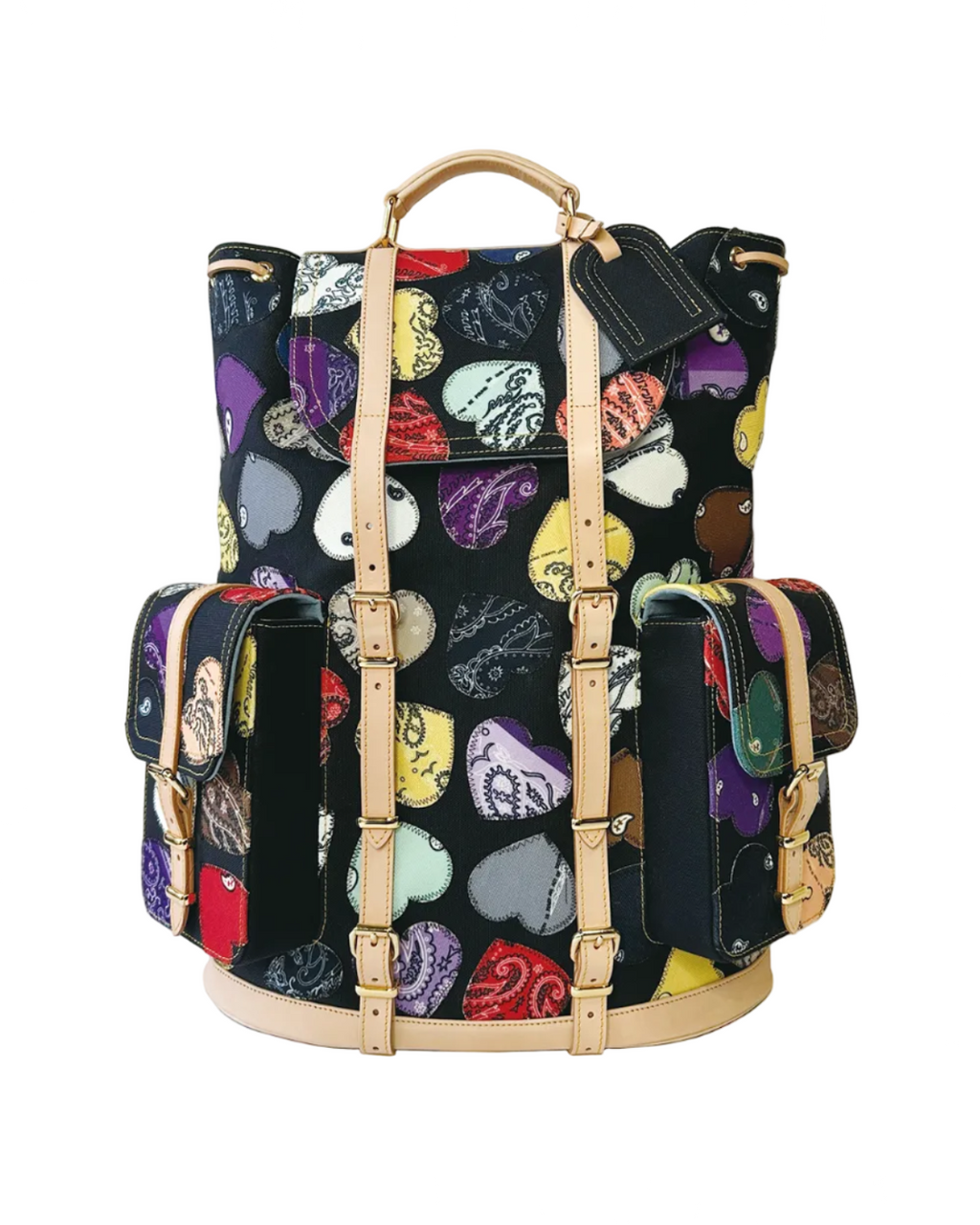Heart Patch Paisley Backpack
