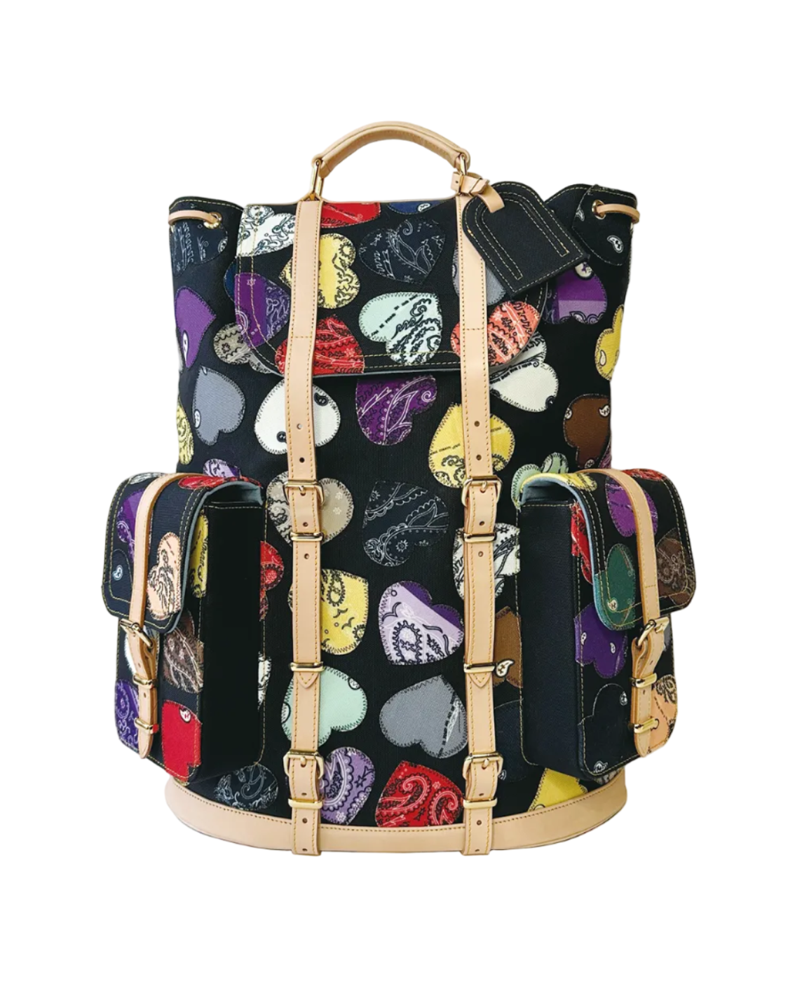 Heart Patch Paisley Backpack