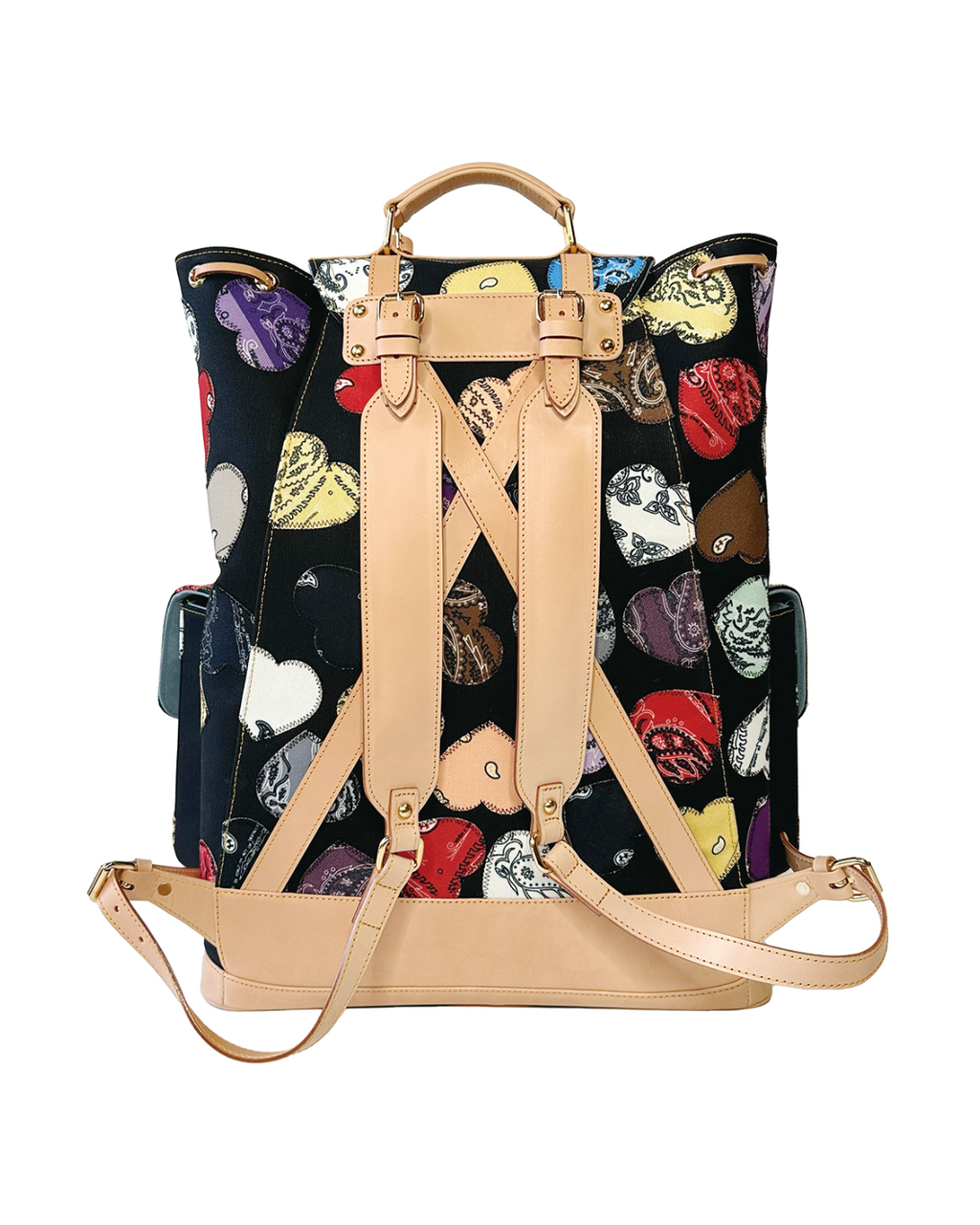 Heart Patch Paisley Backpack