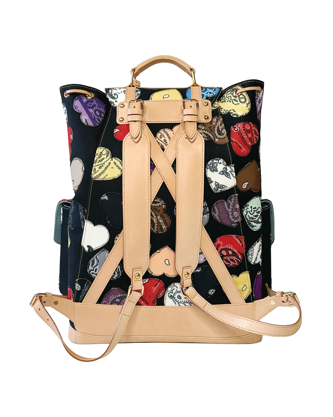 Heart Patch Paisley Backpack